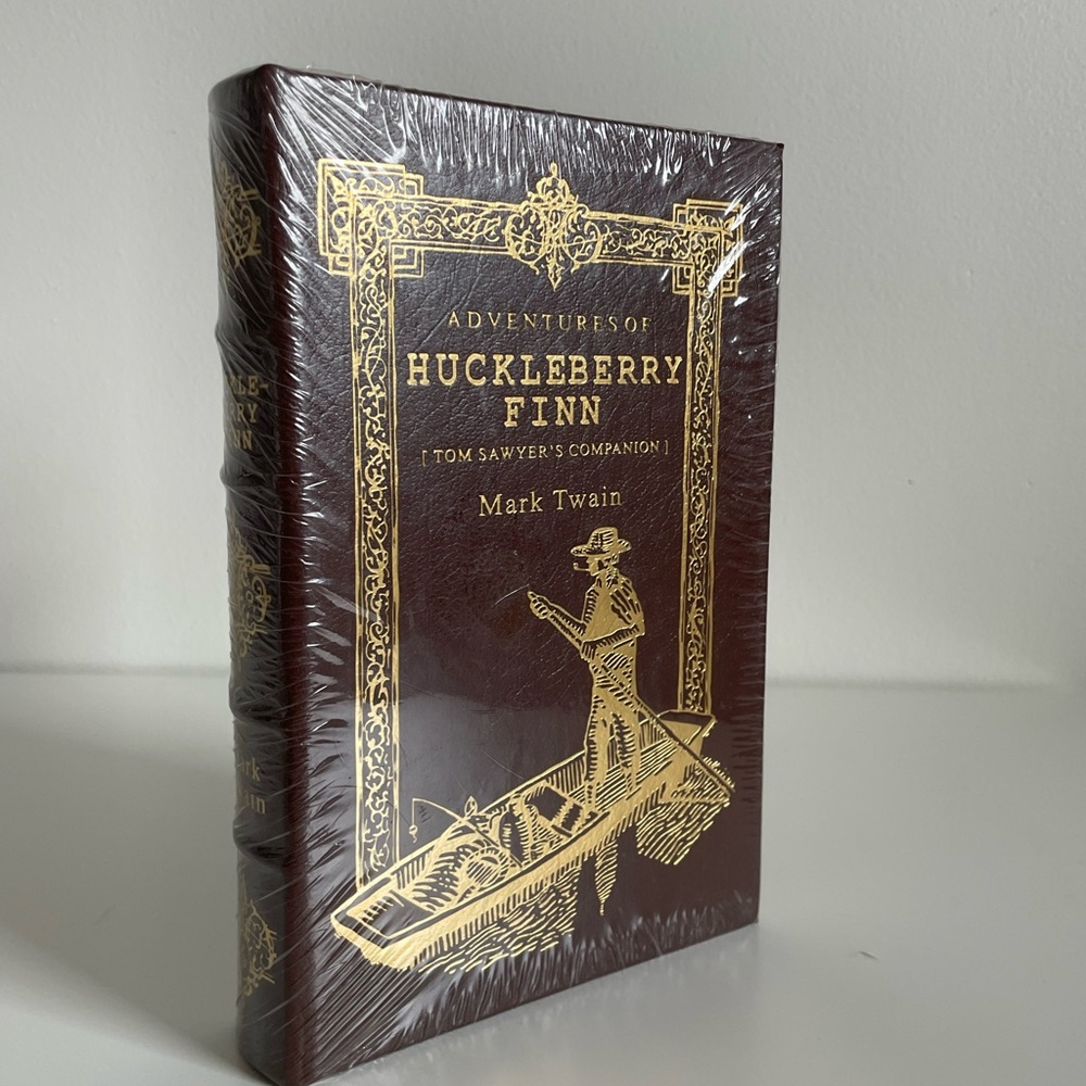 Adventures of Huckleberry Finn Decorative Coffee Table Book - Brown